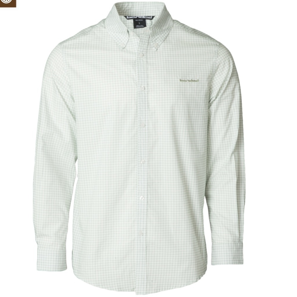 Banded Hustle Performance Shirt Light Green Check